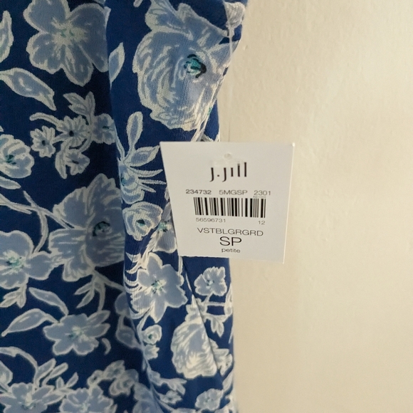NWT J Jill Floral Tank - Picture 4 of 5